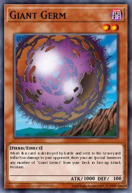 Giant Germ Yu-Gi-Oh card