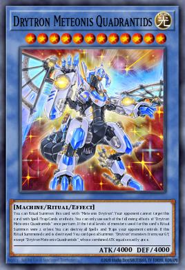 Drytron Meteonis Quadrantids Yu-Gi-Oh card