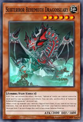 Subterror Behemoth Dragossuary Yu-Gi-Oh card