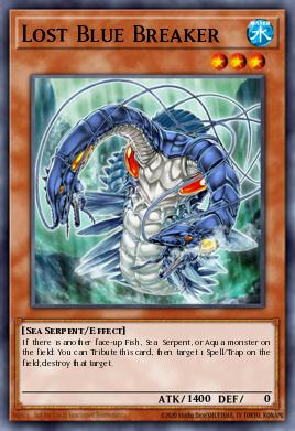 Lost Blue Breaker Yu-Gi-Oh card