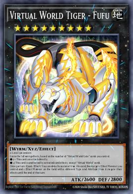 Virtual World Tiger - Fufu Yu-Gi-Oh card