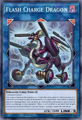 Flash Charge Dragon Yu-Gi-Oh card
