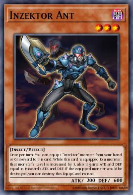 Inzektor Ant Yu-Gi-Oh card