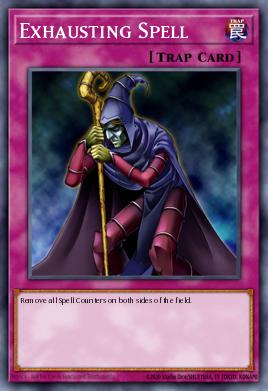 Exhausting Spell Yu-Gi-Oh card