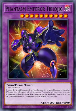 Phantasm Emperor Trilojig Yu-Gi-Oh card