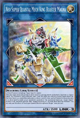 Neo Super Quantal Mech King Blaster Magna Yu-Gi-Oh card