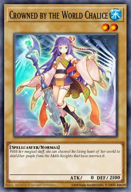 Crowned by the World Chalice Yu-Gi-Oh card
