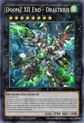 DoomZ XII End - Drastrius Yu-Gi-Oh card