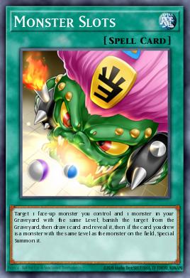 Monster Slots Yu-Gi-Oh card
