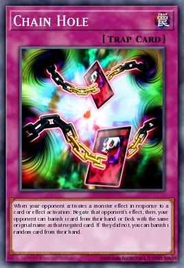 Chain Hole Yu-Gi-Oh card