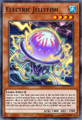 Electric Jellyfish Yu-Gi-Oh card