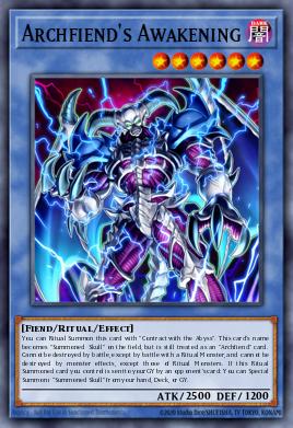 Archfiend's Awakening Yu-Gi-Oh card