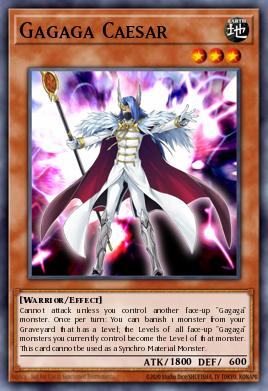 Gagaga Caesar Yu-Gi-Oh card