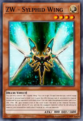 ZW - Sylphid Wing Yu-Gi-Oh card