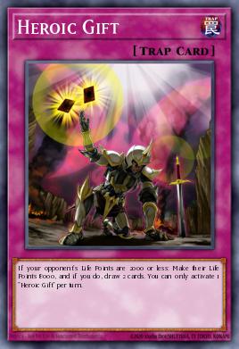 Heroic Gift Yu-Gi-Oh card