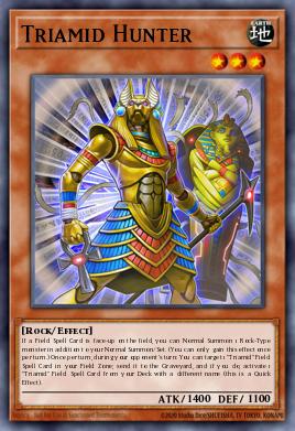 Triamid Hunter Yu-Gi-Oh card