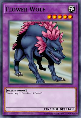 Flower Wolf Yu-Gi-Oh card
