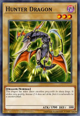 Hunter Dragon Yu-Gi-Oh card