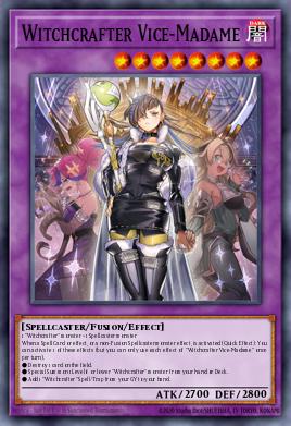 Witchcrafter Vice-Madame Yu-Gi-Oh card