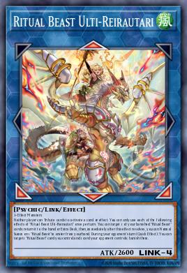 Ritual Beast Ulti-Reirautari Yu-Gi-Oh card