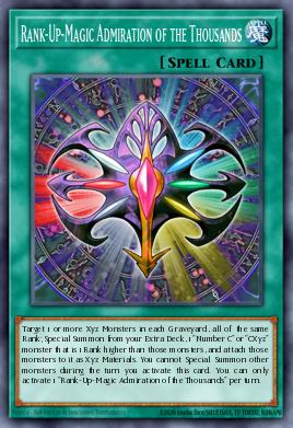 Rank-Up-Magic Admiration of the Thousands Yu-Gi-Oh card