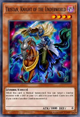 Tristan, Knight of the Underworld Yu-Gi-Oh card