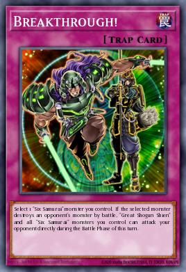 Breakthrough! Yu-Gi-Oh card