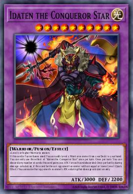 Idaten the Conqueror Star Yu-Gi-Oh card