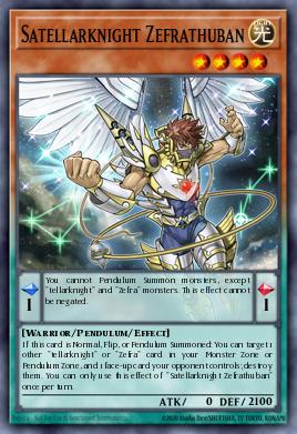 Satellarknight Zefrathuban Yu-Gi-Oh card