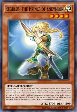 Regulus, the Prince of Endymion Yu-Gi-Oh card