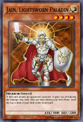 Jain, Lightsworn Paladin Yu-Gi-Oh card