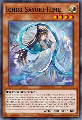 Ichiki Sayori-Hime Yu-Gi-Oh card