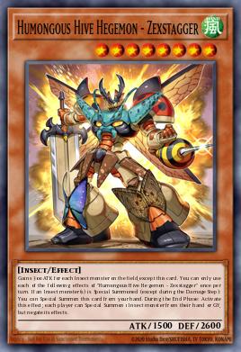 Humongous Hive Hegemon - Zexstagger Yu-Gi-Oh card