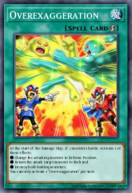 Overexaggeration Yu-Gi-Oh card