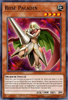 Rose Paladin Yu-Gi-Oh card