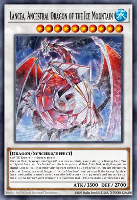 Lancea, Ancestral Dragon of the Ice Mountain Yu-Gi-Oh card