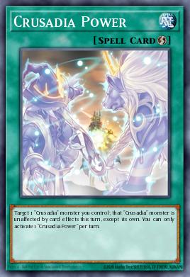 Crusadia Power Yu-Gi-Oh card