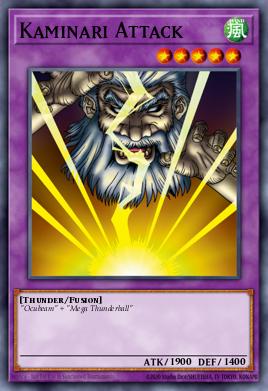 Kaminari Attack Yu-Gi-Oh card
