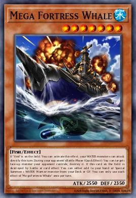 Mega Fortress Whale Yu-Gi-Oh card