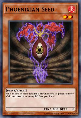 Phoenixian Seed Yu-Gi-Oh card