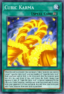 Cubic Karma Yu-Gi-Oh card
