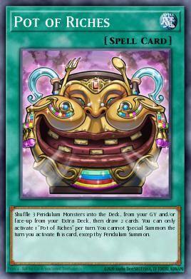 Pot of Riches Yu-Gi-Oh card