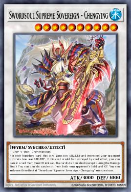 Swordsoul Supreme Sovereign - Chengying Yu-Gi-Oh card