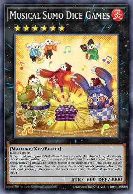 Musical Sumo Dice Games Yu-Gi-Oh card