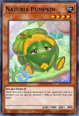 Naturia Pumpkin Yu-Gi-Oh card