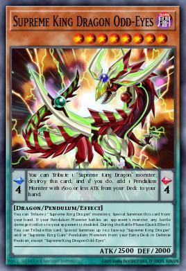 Supreme King Dragon Odd-Eyes Yu-Gi-Oh card