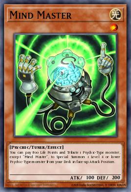 Mind Master Yu-Gi-Oh card