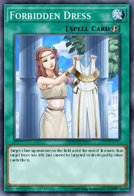 Forbidden Dress Yu-Gi-Oh card