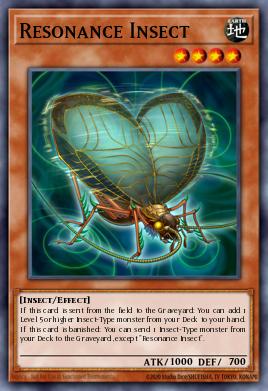 Resonance Insect Yu-Gi-Oh card