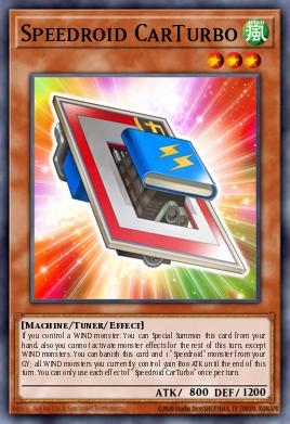 Speedroid CarTurbo Yu-Gi-Oh card